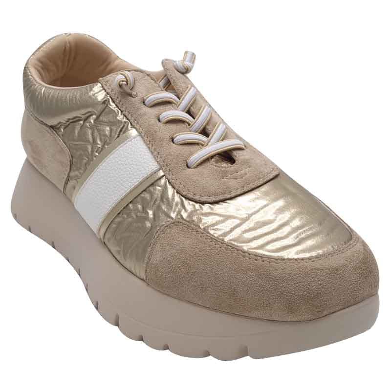 Zanni & Co Womens Zanni & Co Womens Lightweight Gold Fashion Trainer - Rakhakot