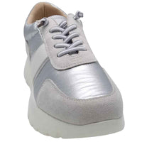 Zanni & Co Womens Zanni & Co Womens Lightweight Silver Fashion Trainer - Rakhakot