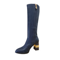 Zanni & Co Womens Zanni & Co Womens Navy Kneeboot - Aibetsu-One