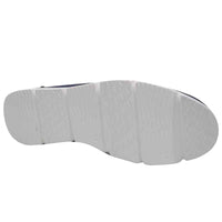 Zanni & Co Womens Zanni & Co Womens Navy Patent Low Wedge Shoe - Sakori Kasol One