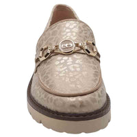 Zanni & Co Womens Zanni & Co Womens Nude Animal Print Loafer - Saphin