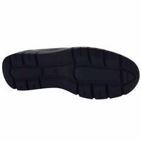 Zanni & Co Womens Zanni & Co Womens Patent Black Slip-On Loafer - Chilan-One