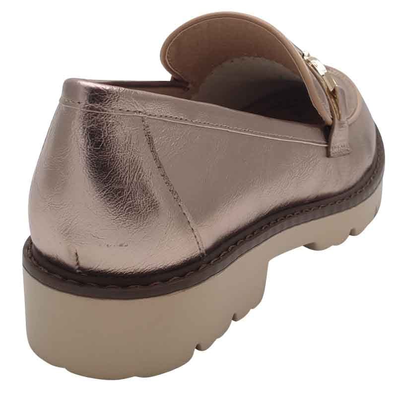 Zanni & Co Womens Zanni & Co Womens Rose Gold Loafer - Saphin