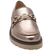 Zanni & Co Womens Zanni & Co Womens Rose Gold Loafer - Saphin