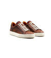 Ambitious Mens Ambitious Mens Premium Brown Leather Fashion Trainer 11218-6327AM