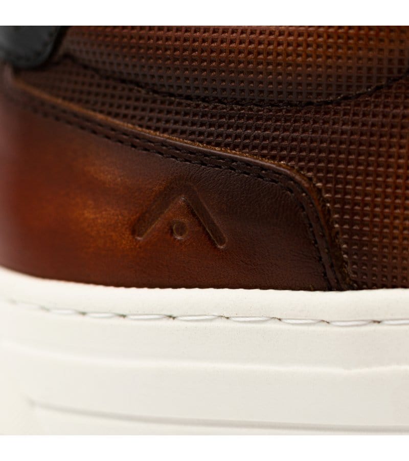 Ambitious Mens Ambitious Mens Premium Leather Fashion Trainer 11218-6327AM