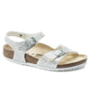 Birkenstock Kids 10UK / SILVER Birkenstock Junior Girl Sparkle Sandal - Rio 1022198