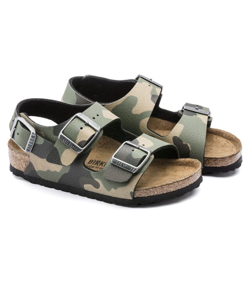 Birkenstock Kids Birkenstock Junior Boys Camo Comfort Sandal - Milano 1017378