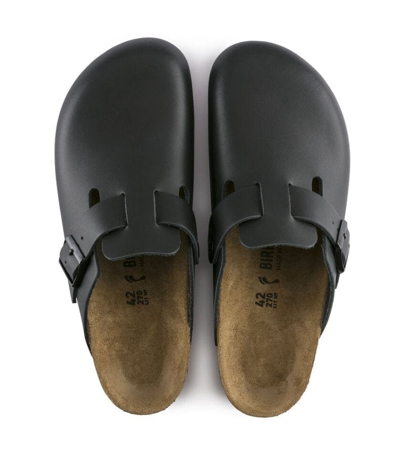 Birkenstock Mens Birkenstock Mens Leather Slip On Clog Shoe 60191