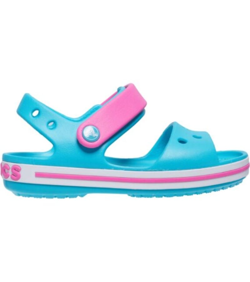 Crocs Kids 9UK / TEAL Crocs Girls Crocband Summer Sandal 12856-4SL
