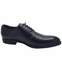 Escape Mens 7UK / BLACK Escape Mens Leather Lace Up Dress Shoe - Imagine