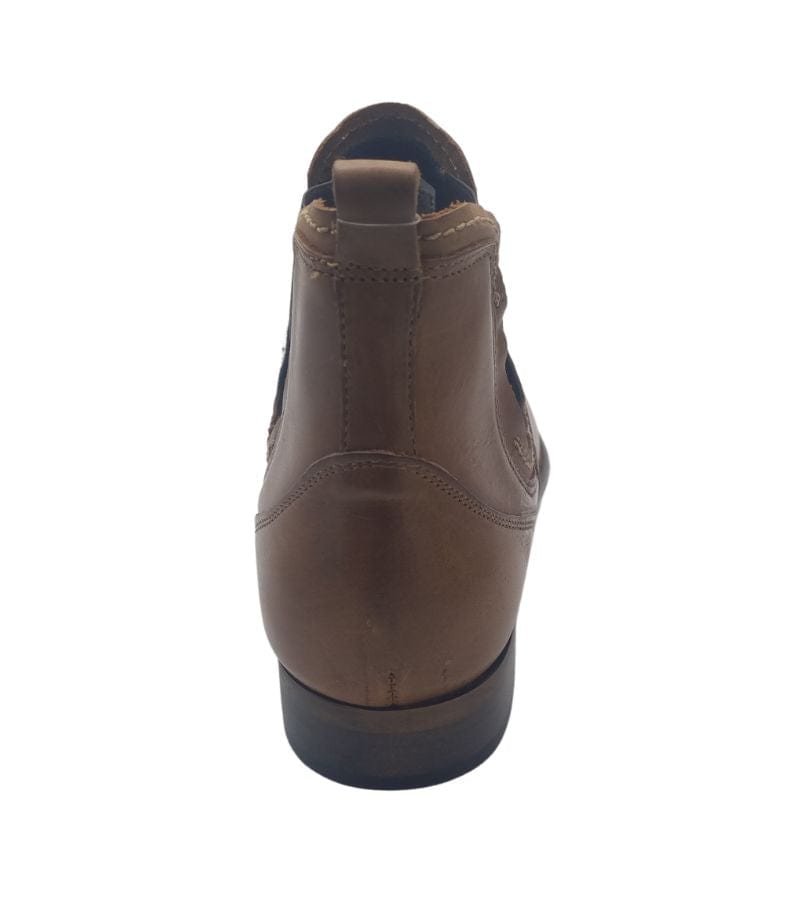 Escape Mens Escape Mens Leather Pull On Chelsea Ankle Boot - Austin