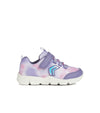 Geox Kids 10UK / PURPLE Geox Girls Purple Marble Effect New Torque Runner J258HA