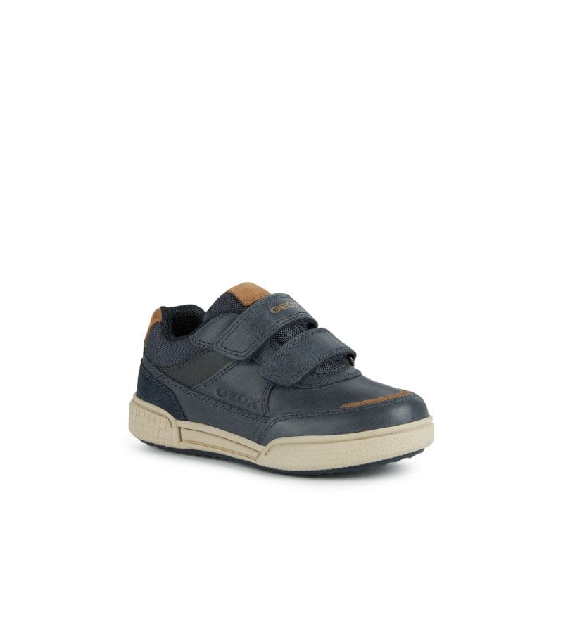 Geox Kids 13UK / NAVY Geox Boys Leather Shoe Poseido J16BCC