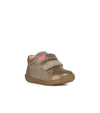 Geox Kids 4UK / GOLD Geox Infant Girl Macchia Leather Shoe B164PA