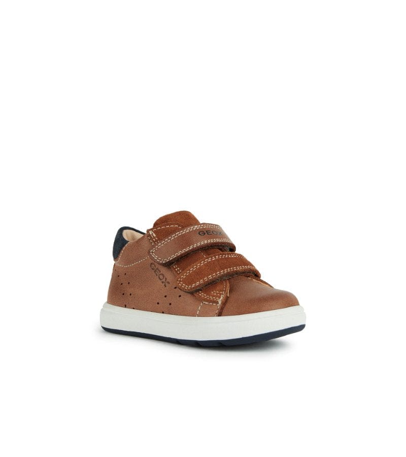 Geox Kids 4UK / TAN Geox Infant Boys Leather Shoe B044DD