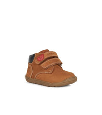 Geox Kids 7UK / TAN Geox Infant Boys Nappa Leather Shoe Macchia B164NC
