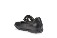 Geox Kids Geox Girls Black Leather School Shoes J643CA