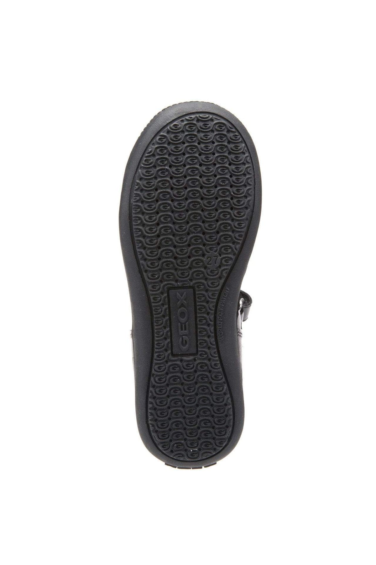 Geox Kids Geox Girls Black Leather School Shoes J643CA