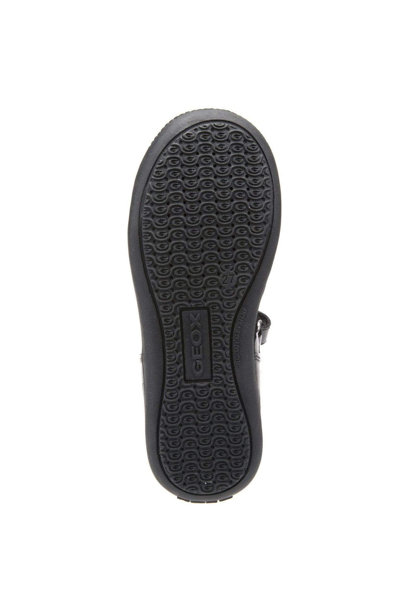 Geox Kids Geox Girls Black Leather School Shoes J643CA