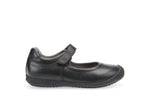 Geox Kids Geox Girls Black Leather School Shoes J643CA
