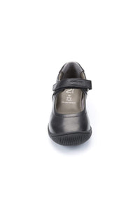 Geox Kids Geox Girls Black Leather School Shoes J643CA