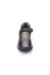Geox Kids Geox Girls Black Leather School Shoes J643CA