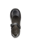 Geox Kids Geox Girls Black Leather School Shoes J643CA