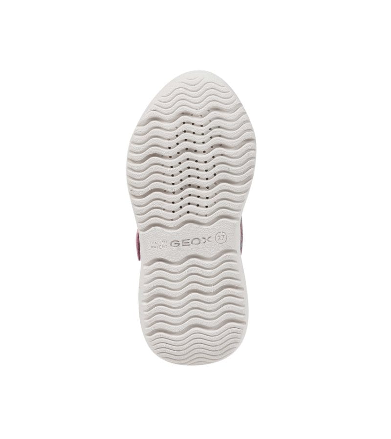Geox Kids Geox Girls Pink Light Up Sparkle Runner Phyper J35GUA