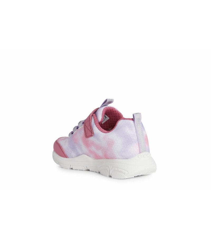 Geox Kids Geox Girls Pink Marble Effect New Torque Runner J258HA