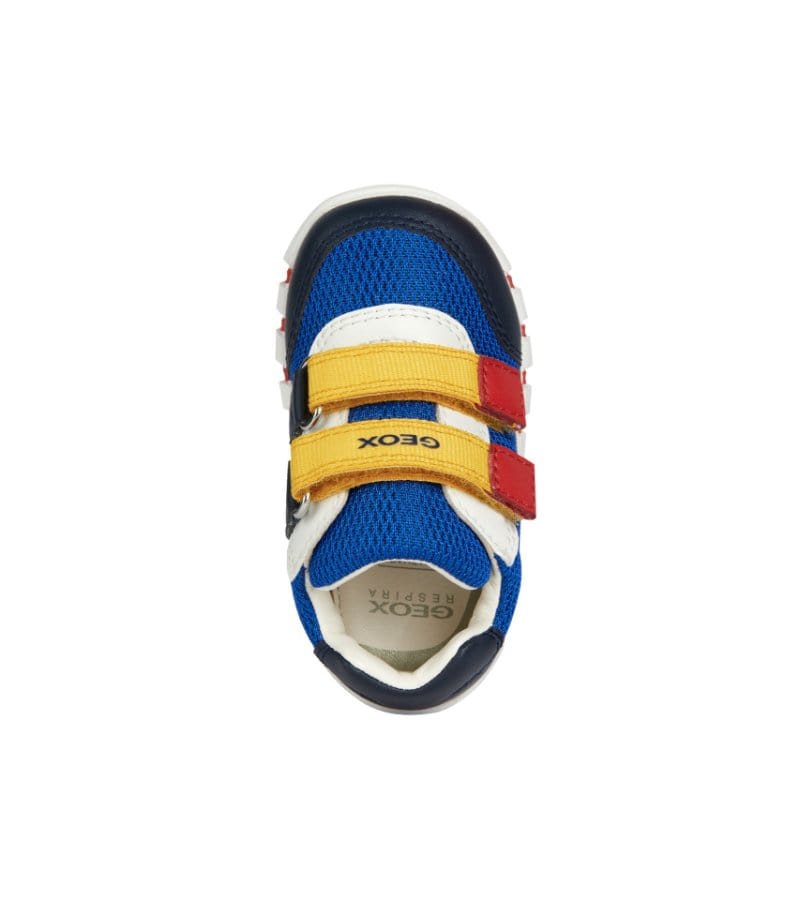 Geox Kids Geox Infant Boys Blue First Steps Leather Lined Iupidoo Shoe B3555C