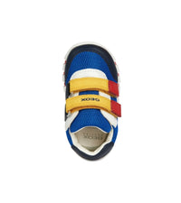 Geox Kids Geox Infant Boys Blue First Steps Leather Lined Iupidoo Shoe B3555C
