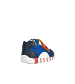 Geox Kids Geox Infant Boys Blue First Steps Leather Lined Iupidoo Shoe B3555C