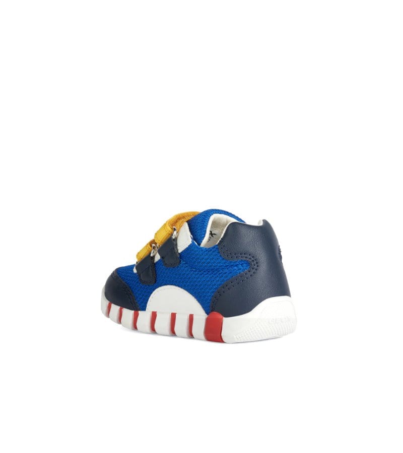 Geox Kids Geox Infant Boys Blue First Steps Leather Lined Iupidoo Shoe B3555C