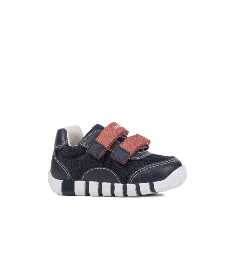 Geox Kids Geox Infant Boys Navy First Steps Leather Lined Iupidoo Shoe B3555C