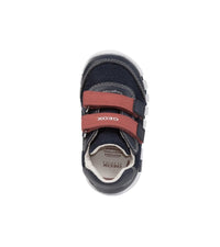 Geox Kids Geox Infant Boys Navy First Steps Leather Lined Iupidoo Shoe B3555C