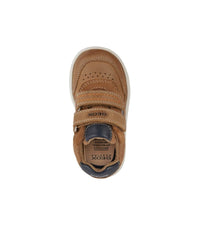 Geox Kids Geox Infant Boys Tan Trottola Leather Shoe B2543A