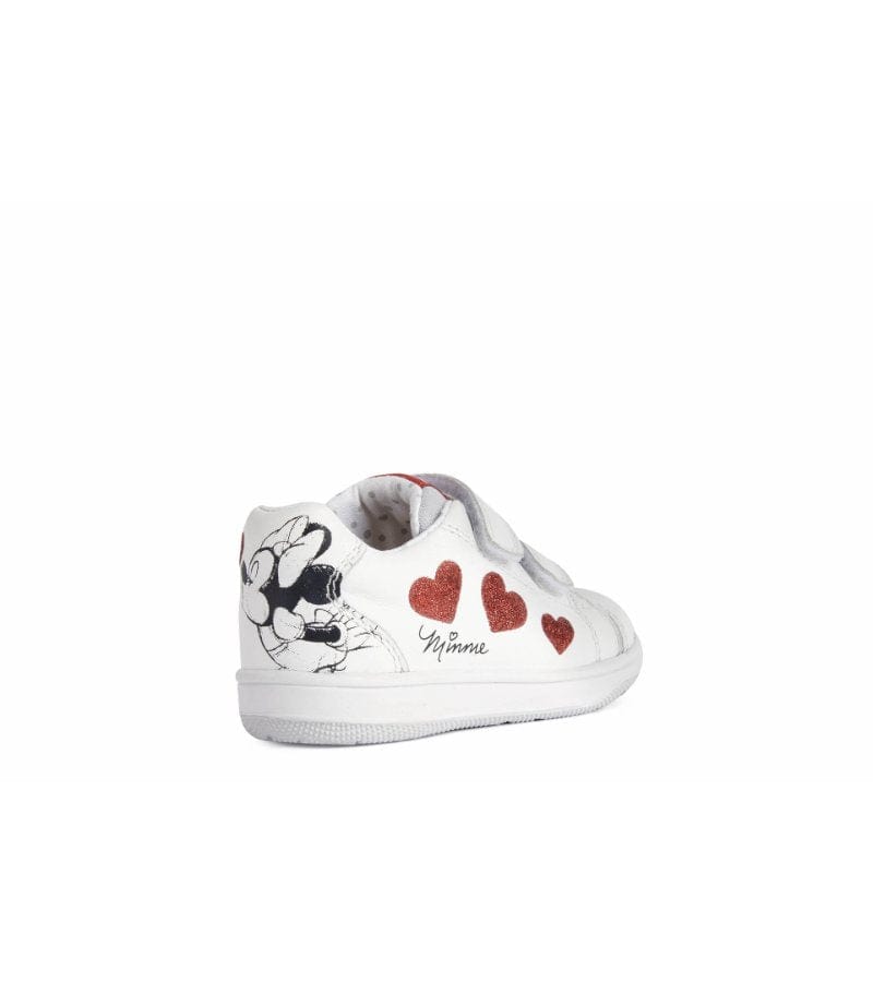 Geox Kids Geox Infant Girl New Flick Leather Minnie Mouse Shoe B251HA