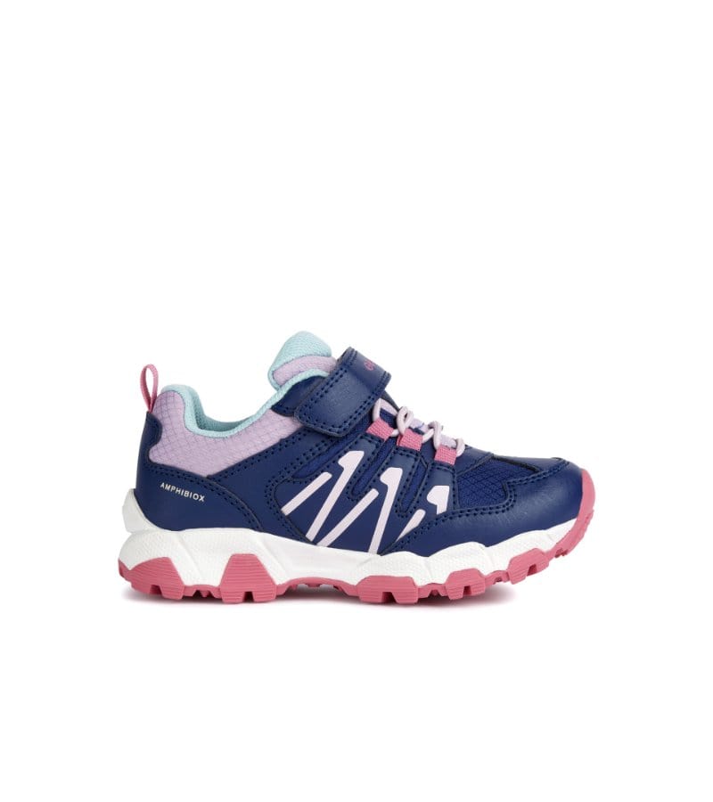 Geox Kids Geox Junior Girls Navy Runner Magnetar J264LA