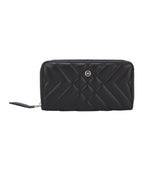 Gionni Womens ONE SIZE / BLACK Gionni Womens Quilted Zip Around Wallet 20G1117