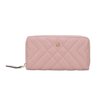 Gionni Womens ONE SIZE / PINK Gionni Womens Quilted Zip Around Wallet 20G1117