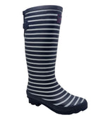 Kate Appleby Womens Kate Appleby Womens Knee High Stripe Wellie - Rainy Navy Stream