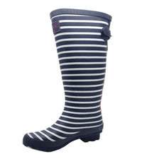 Kate Appleby Womens Kate Appleby Womens Knee High Stripe Wellie - Rainy Navy Stream