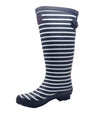 Kate Appleby Womens Kate Appleby Womens Knee High Stripe Wellie - Rainy Navy Stream