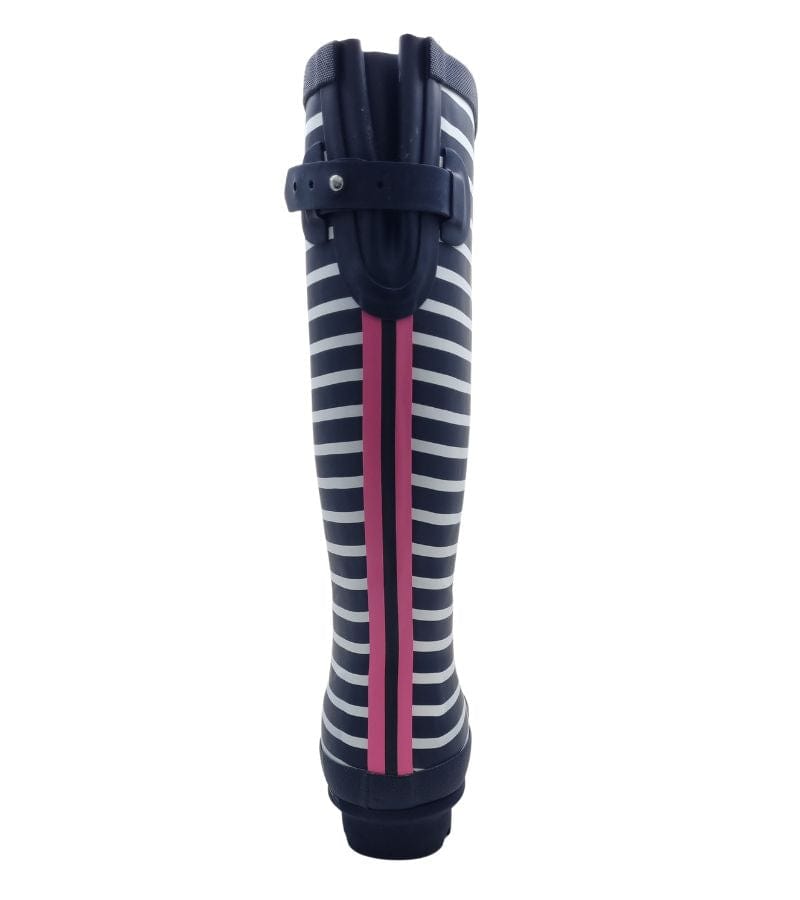Kate Appleby Womens Kate Appleby Womens Knee High Stripe Wellie - Rainy Navy Stream