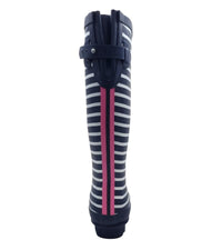 Kate Appleby Womens Kate Appleby Womens Knee High Stripe Wellie - Rainy Navy Stream