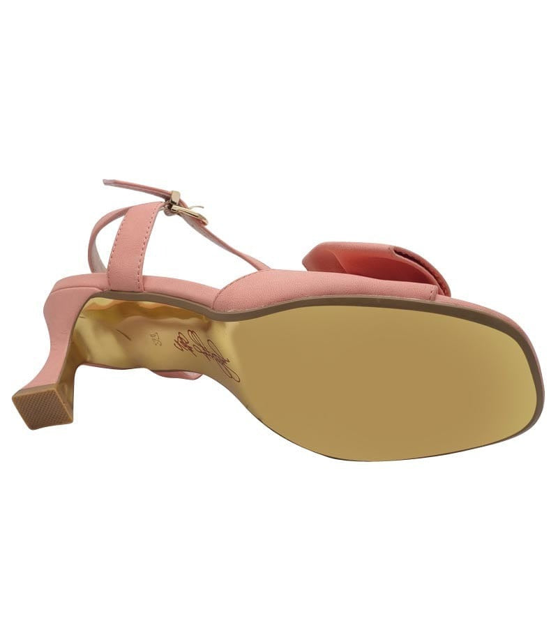 Kate Appleby Womens Kate Appleby Womens Low Heel Coral Bow Detail Sandal - Dornie