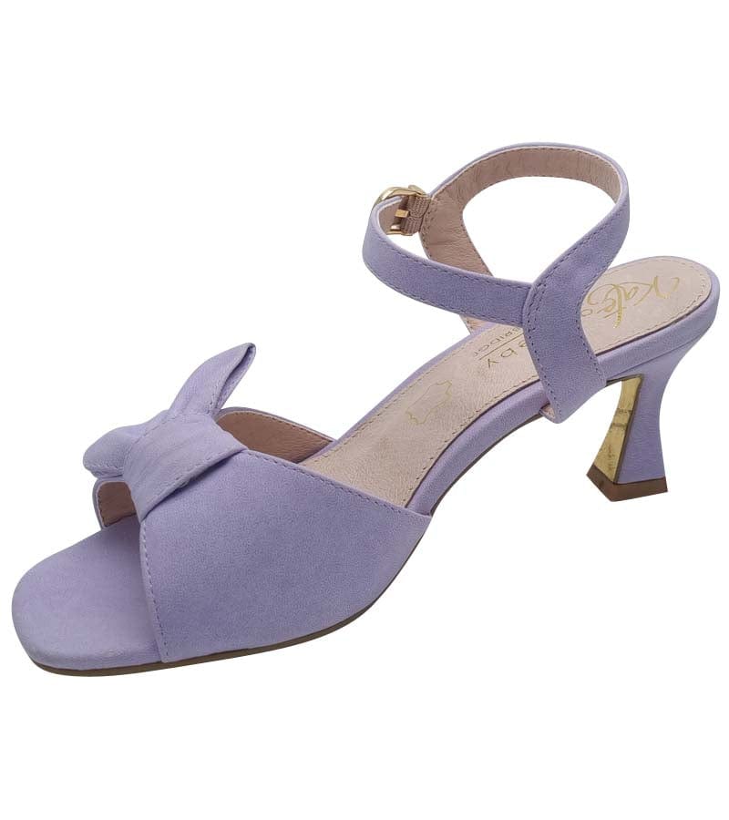 Kate Appleby Womens Kate Appleby Womens Low Heel Purple Bow Detail Sandal - Dornie