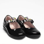 Lellikelly Kids 10UK / BLACK Lellikelly Bonnie Girls School Shoes L21I8311DB01