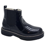 Lellikelly Kids 10UK / BLACK Lellikelly Girls Ruth Stivali Patent Ankle Boot LKHG5552